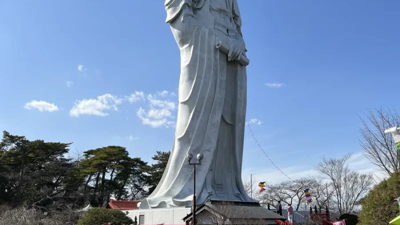 statue of Kannon in Gunma