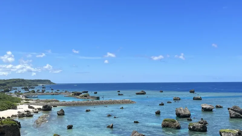 View of sea in Miyakojima